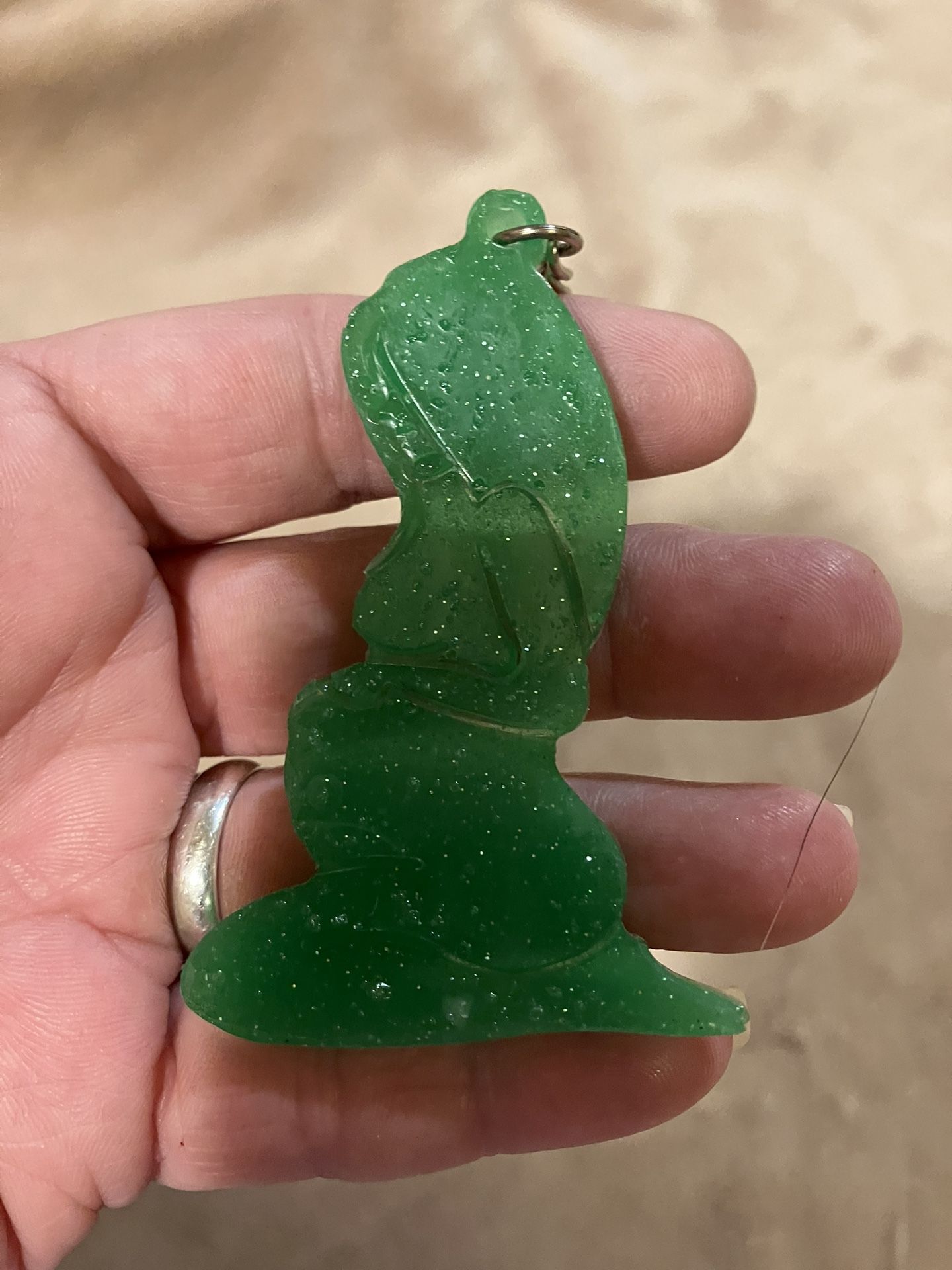 Handmade Resin Pregnancy Keychain