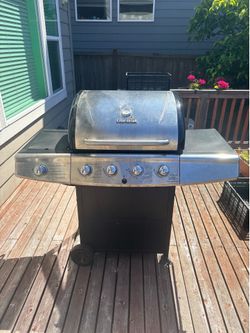 Char-Broil Four-Burner Gas Grill with Sideburner