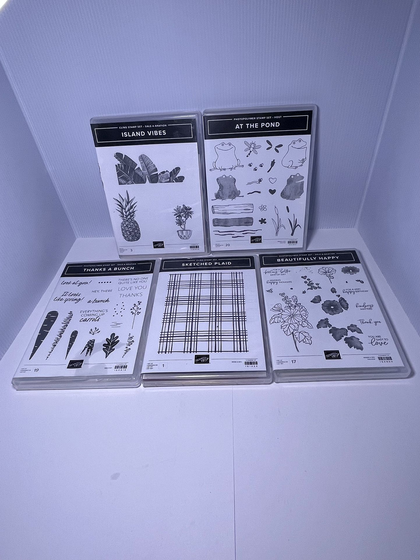 2 Cling Sets 3 Photopolymer Sets 