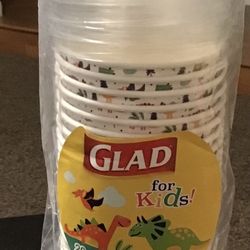 20 Dinosaur Snack Bowls And Lids