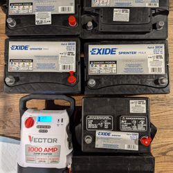 Exide 12 V Car Batteries (Brand New)