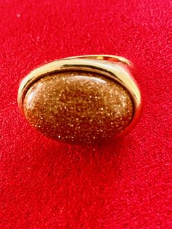 Silver stone Sparkle Ring Sandstone