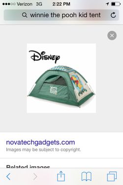 Winnie the Pooh camping tent
