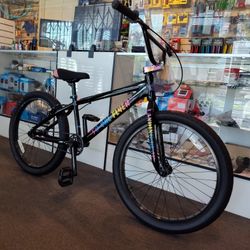 NEW SE SO CAL SOCAL FLYER 24 SLICK MODE BLACK SINGLE SPEED FREESTYLE WHEELIE RIPPER BIG BMX BIKE