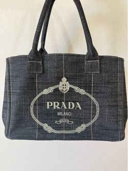 Vintage Denim Tote Bag