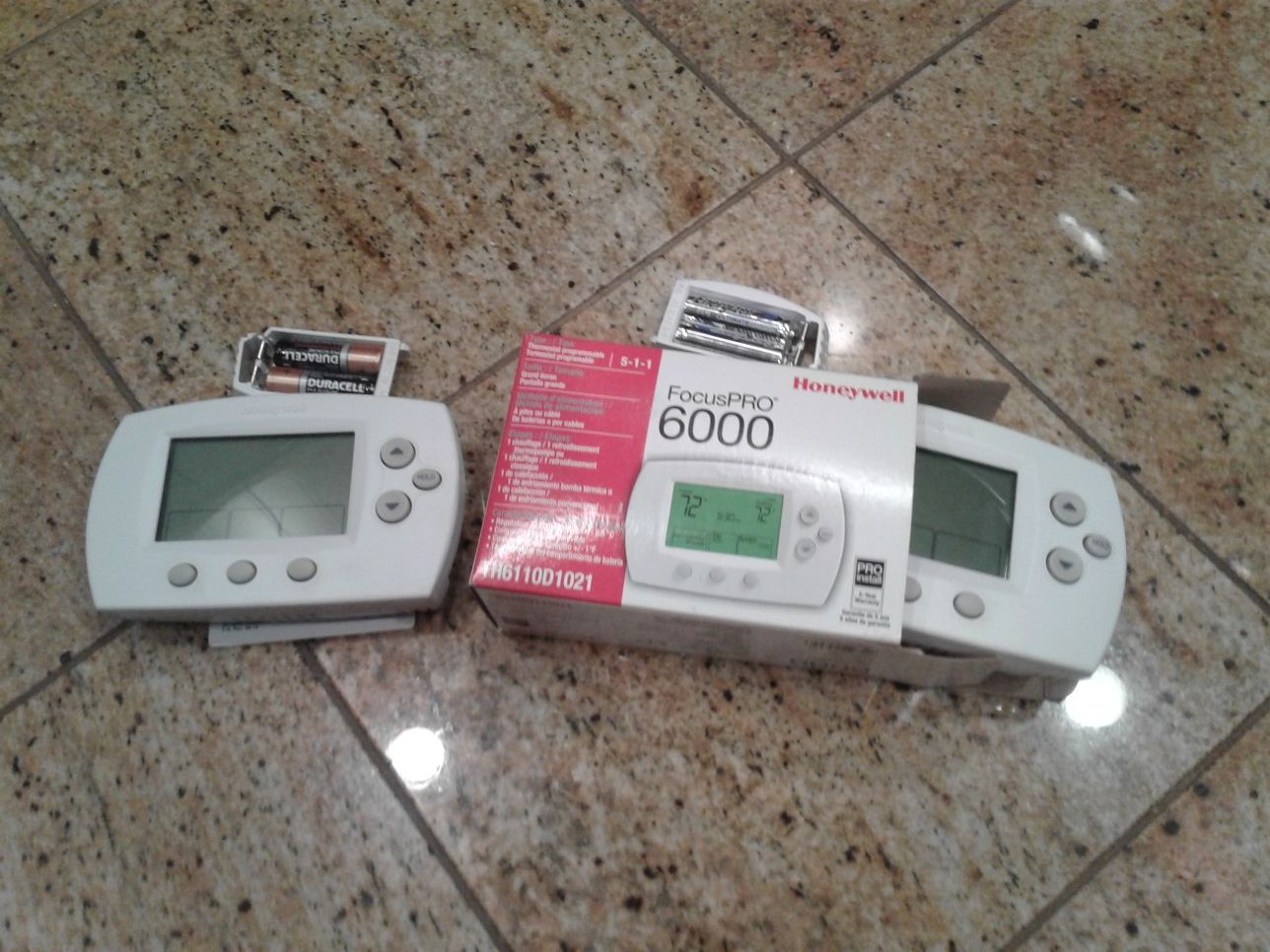 Honeywell Focus Pro 6000 thermostat. 2 available. $50 each