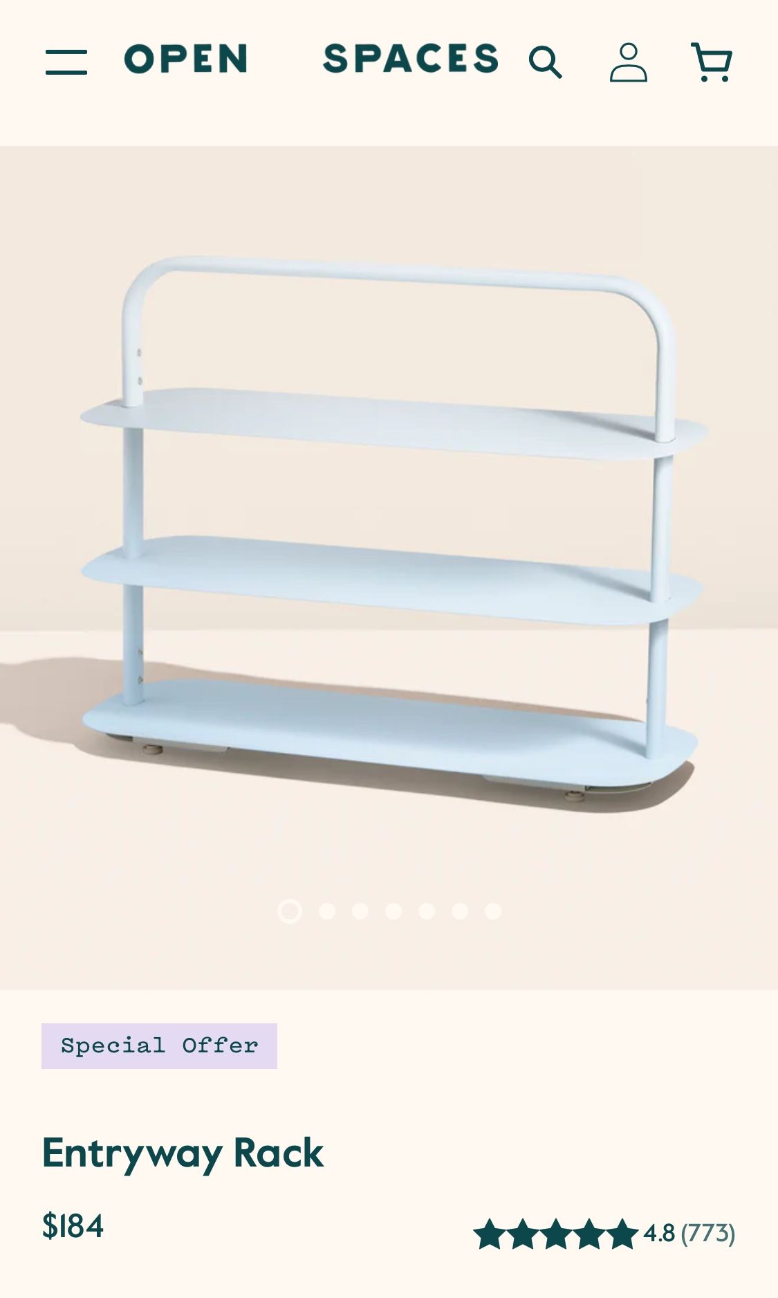 Open Spaces Entryway Rack