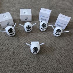 HOME SECURITY SYSTEM. 5 CAMERAS.