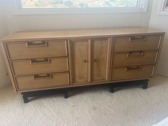 VINTAGE 5 PIECE BEDROOM SET Headboard Dresser Chesser Highboy 2 Nightstands USA QUALITY