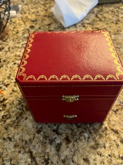 Cartier watch jewelry box original