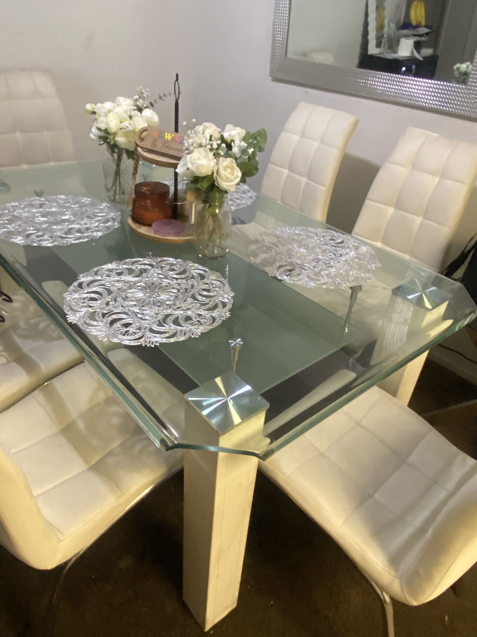 Glass Dining Table