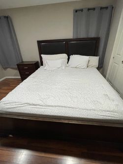 Ashley furniture King Bed Frame and  Headboard