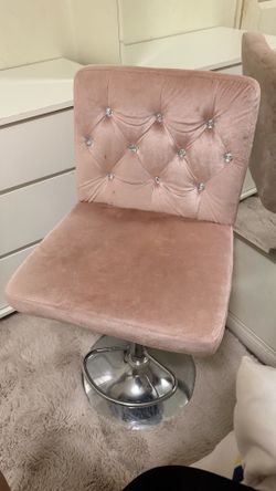 Pink Vanity Chair
