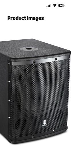 Proreck 18”dj sub power woofer