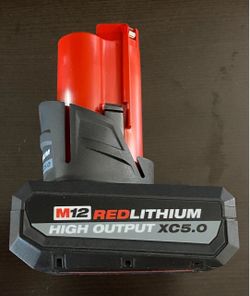 M12 12-Volt Lithium-Ion XC High Output 5.0 Ah Battery