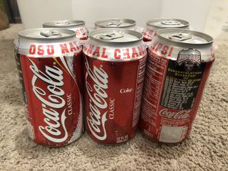 Ohio State Buckeyes 2002 National Champion Coke Coca Cola