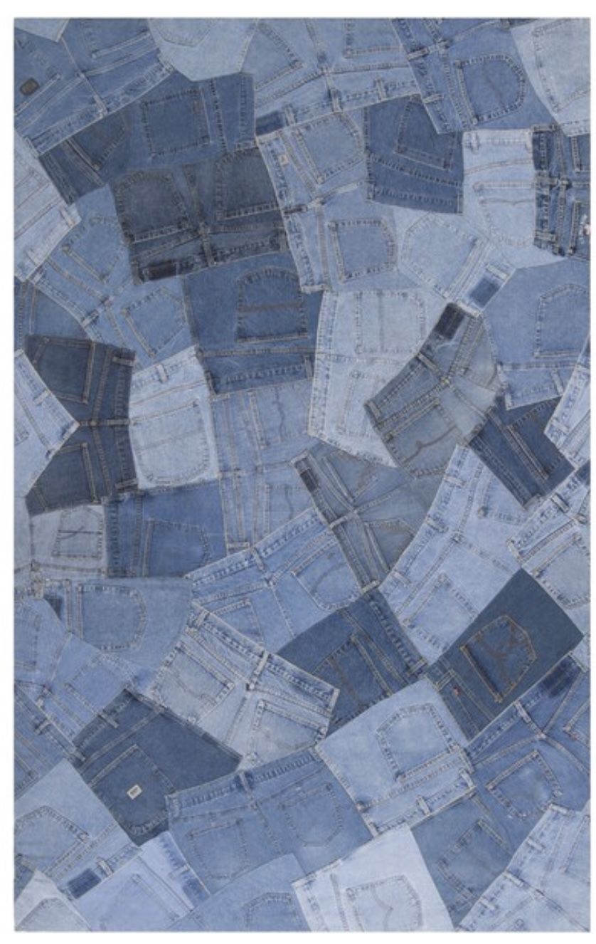 $249 For a 5’ X 8’ Denim Upcycled Rug (I Did Not Make It)