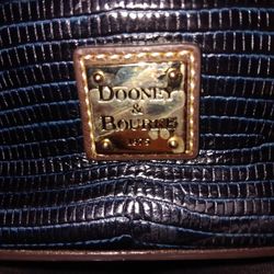 Dooney And Burke Leather Satchel Purse