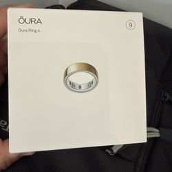 Oura Ring Size 9 Gold Brand New 
