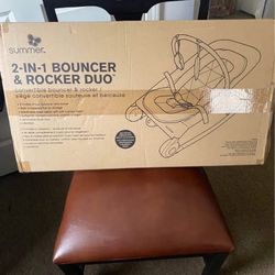 Summer Infant 2-in-1 Bouncer & Rocker Duo, 0-6 months 