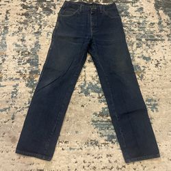 Rustler Men's Dark Blue Straight Jeans Sz 32x32