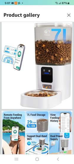 Wifi pet feeder