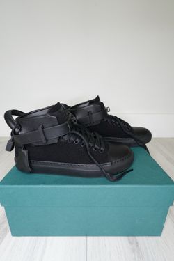 Buscemi Black fabric sneaker