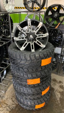 20x9 INCH WHEELS AND 33MUD TIRES‼️‼️8x170🔥FRIDAY SPECIAL