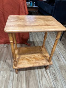 Wooden side table