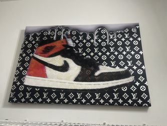 Large Canvas Sneaker Print ! 