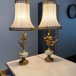 Beautiful Vintage Regency Lamps $60