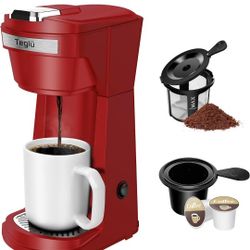 Single cup coffee Maker 2 & 1(K-Cup + Ground Coffee ☕️ 