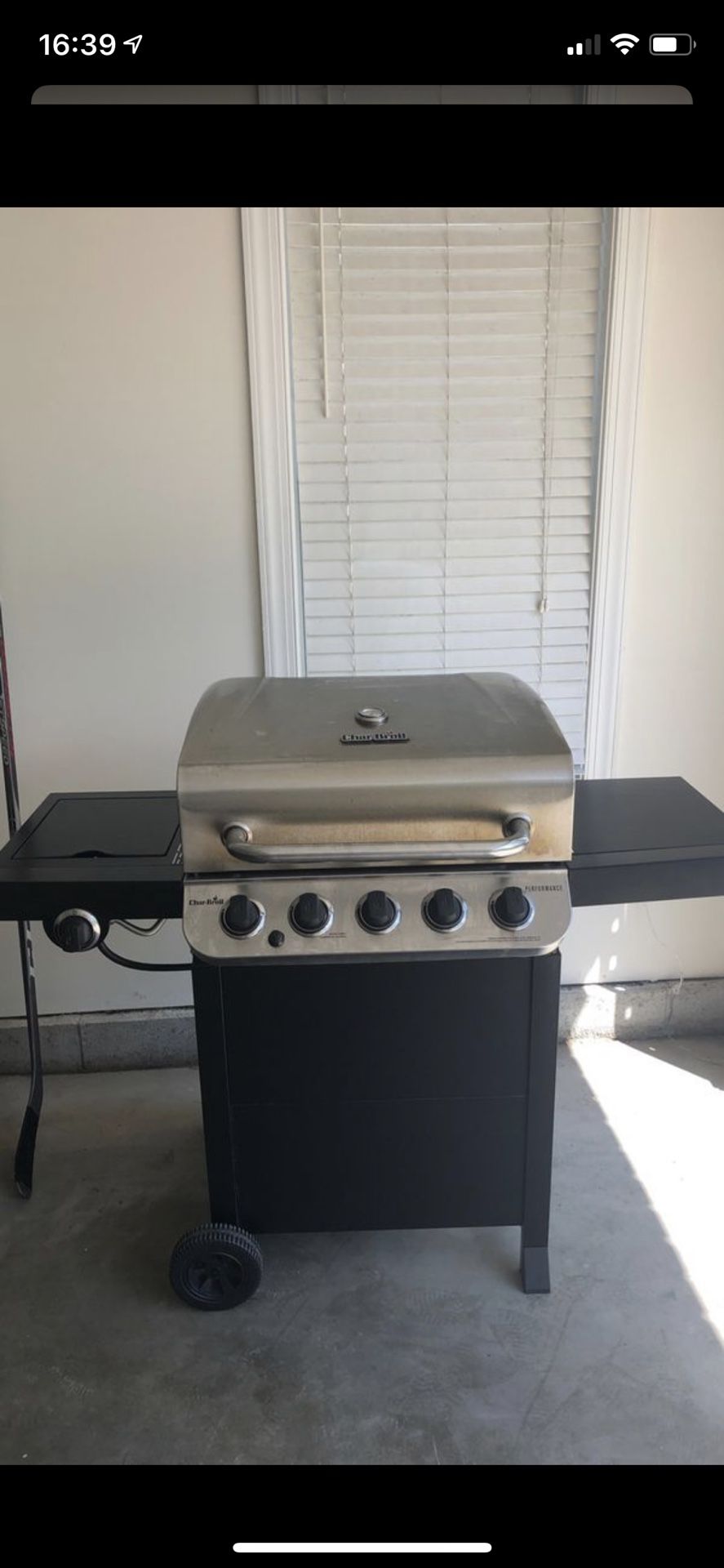 Charbroil 5 burner grill with extra side burner for Sale in Virginia