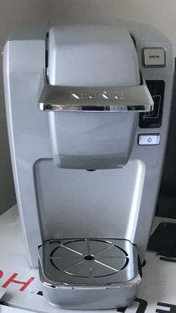 Silver Keurig coffee pot