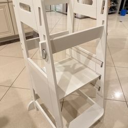 Kitchen Step Stool Tower Wooden 