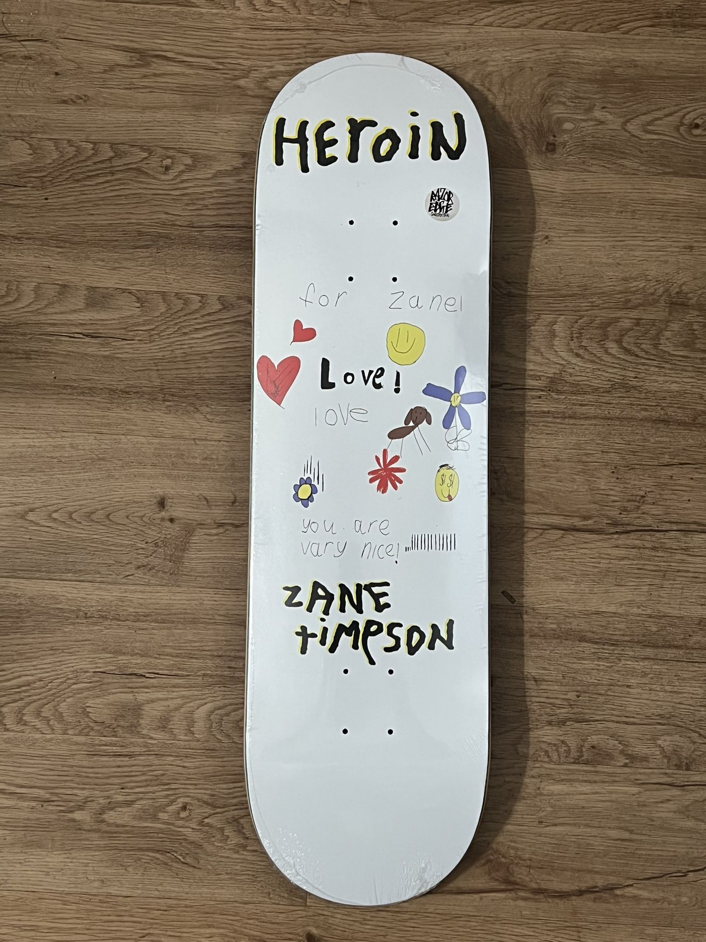 Heroin Skateboards “Zane Timpson” 9.0”
