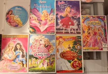 7 Barbie DVD + 1 Barbie music Cd