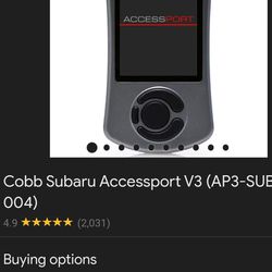 Cobb Subaru Accepport 