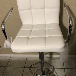 X-Large Stools With Arms  Black Or White   89 Each 