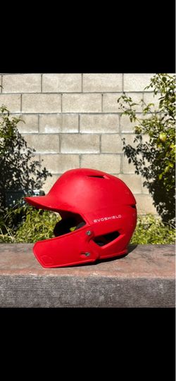 EvoShield Red Baseball Batting Helmet