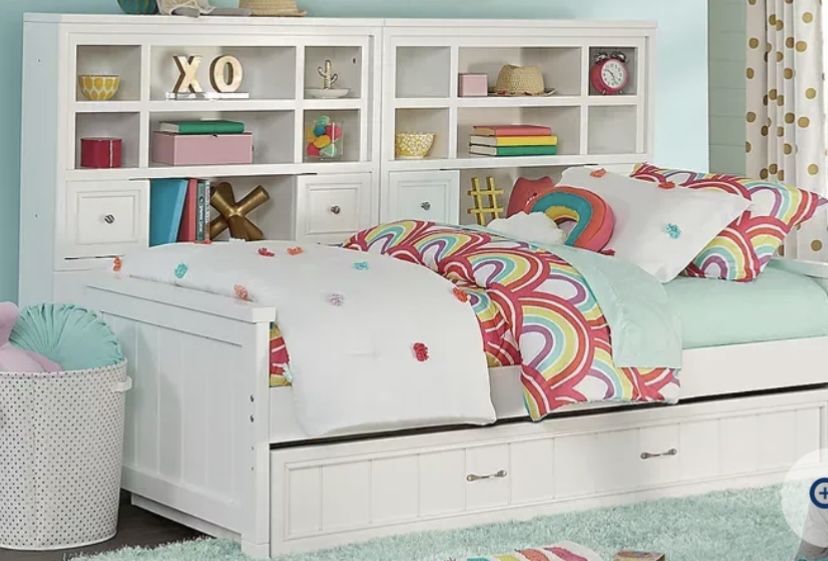Kids Bookcase Bedroom Set 
