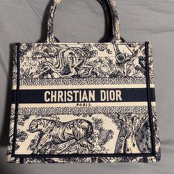 Small Christian Dior Tote Bag