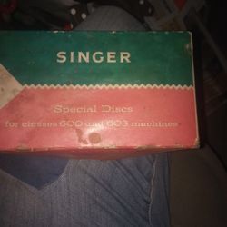 Singer Sewing Machine Special Discs 