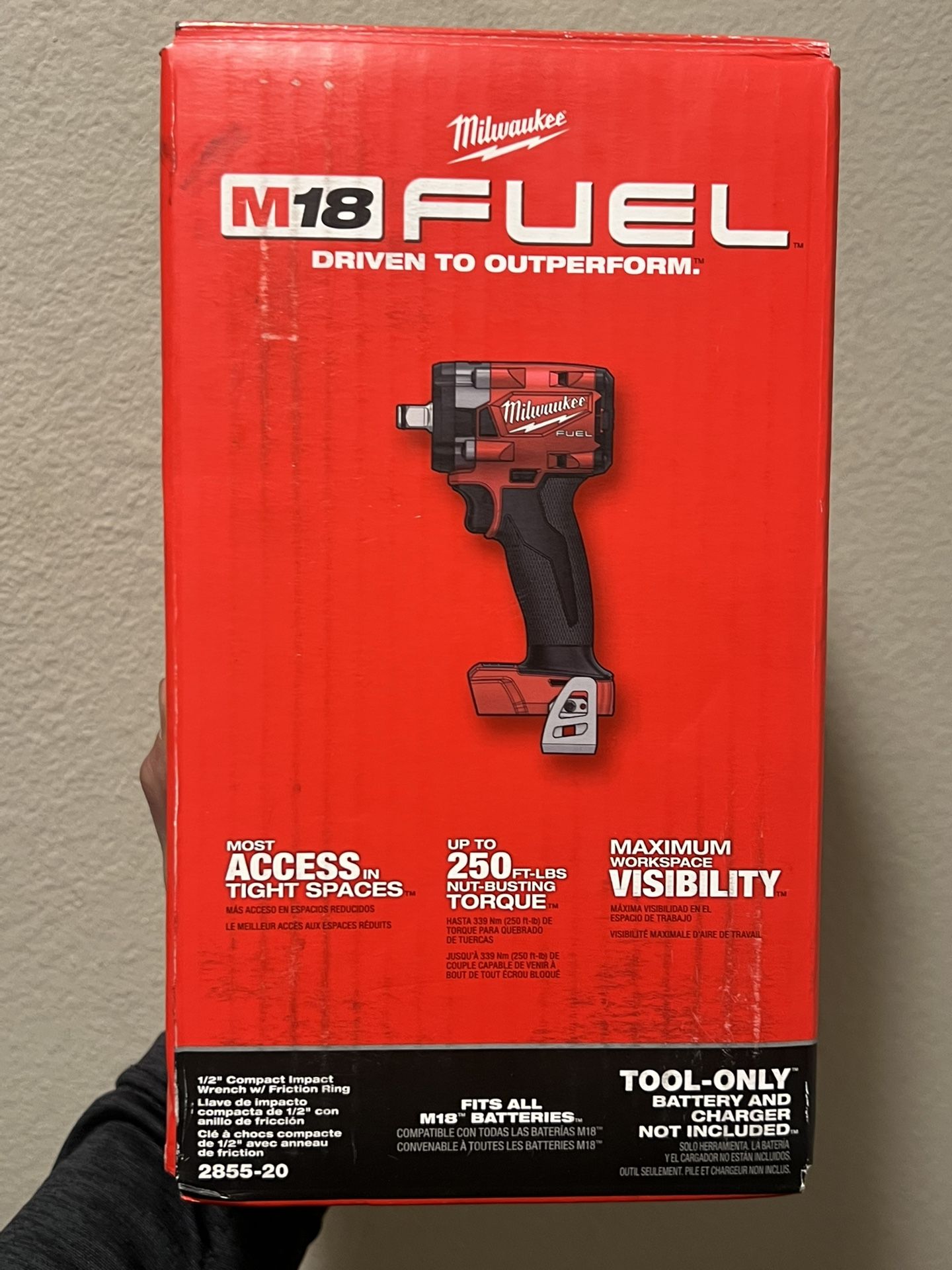 Milwaukee Fuel 1/2” Impact Wrench Brand New.! New Generation Tool Only