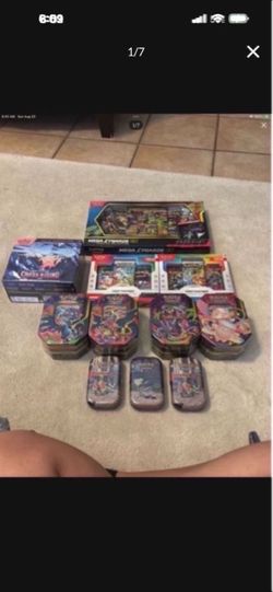 Pokémon TCG Collection – SEALED Boxes and Tins Lot