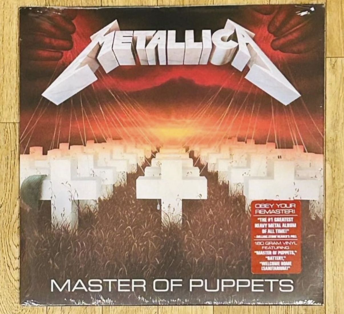 Metallica Vinyl Record 180gram - Master Of Puppets - New Sealed