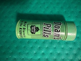 Vintage Doan's Pills Tin Container