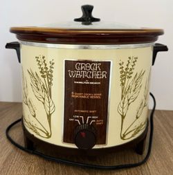 Vintage Crockpot with Glass Lid