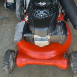 Package Deal Push Mower And A Electric RYOBI Hand   Blower 