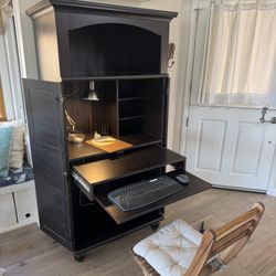 Compact Workstation Cabinet / Hideaway Desk